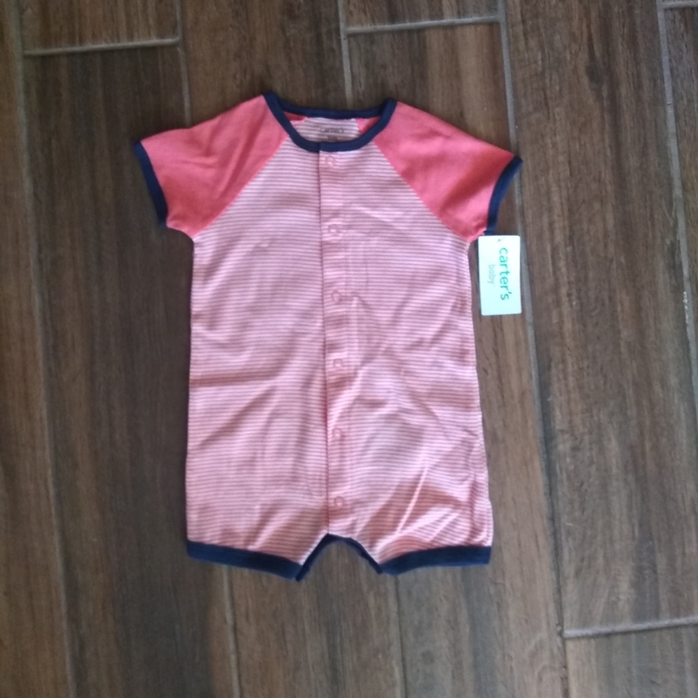 Carter's shark 🦈 romper NWT